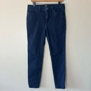 J. Crew Mid-Rise Skinny Dark Wash Jeans 30
